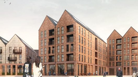 Artists' impression of phase 1 of the Water Row redevelopment project.