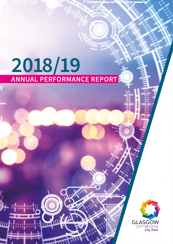 Document cover: 2018/19 Glasgow City Region Annual Performance Report