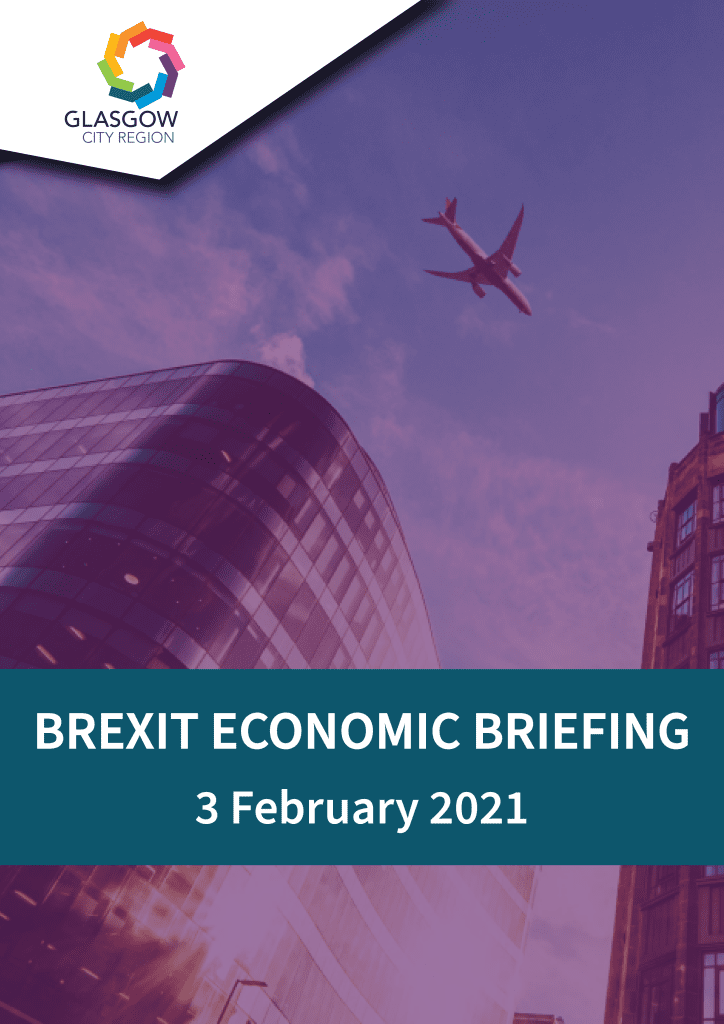 Document cover: Brexit Economic Briefing, 3 February 2021